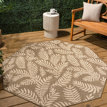 Nevis Palm Frond Indoor/outdoor Area Rug